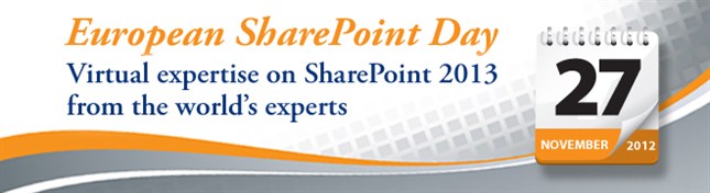European SharePoint Day banner no logo