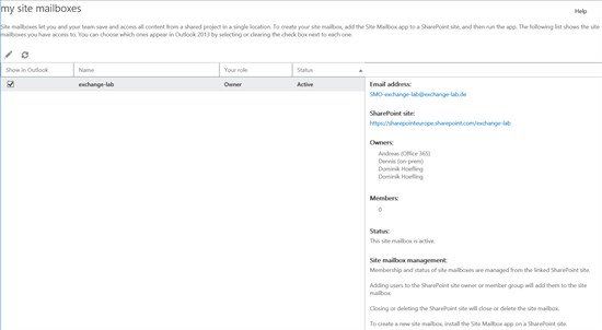 O365 User Mailbox