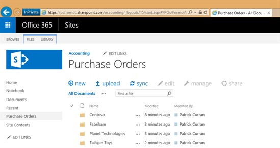 Transferring File Share Folders