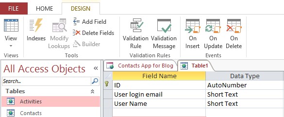 Capturing User Information