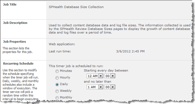 SharePoint Content Database