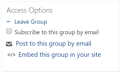 YAMMER ACCESS OPTIONS