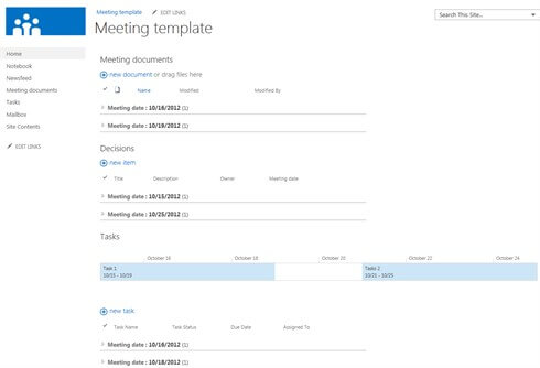 SharePoint 2013 Discontinued Features and the Impact For Meeting Workspaces