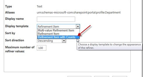 Refiners in SharePoint 2013 Search