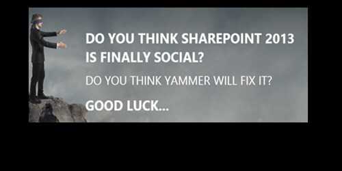 Is Yammer confusing the SharePoint Roadmap?