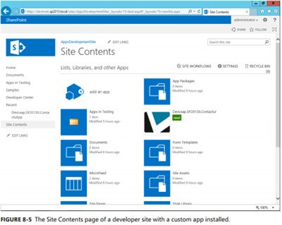 Microsoft SharePoint 2013 Developer Reference - Chapter 8 SharePoint Apps