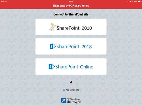 ShareSync — SharePoint Client for iOS Devices With Native PDF Form Support