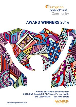 European SharePoint Community Award Winners 2014