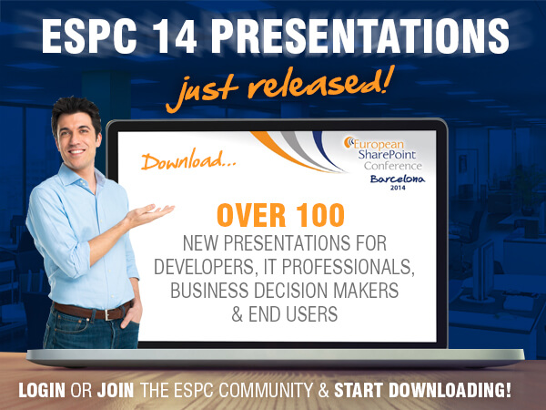 ESPC14 Slide Decks Released!