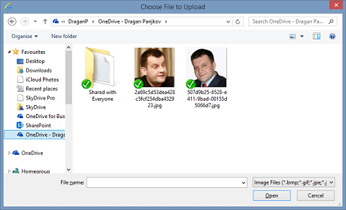 How to: Insert Pictures from OneDrive for Business to Office Documents