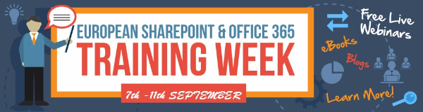 European SharePoint & Office 365 Training Week