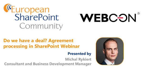 Do we have a deal? Agreement processing in SharePoint