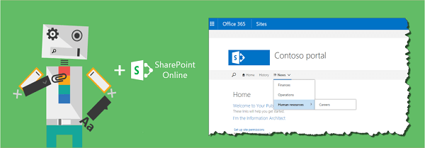 Taxonomy navigation components for SharePoint Online using Office UI Fabric and JSOM