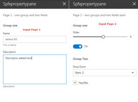 SPFX client-side web part with the WebPart Properties