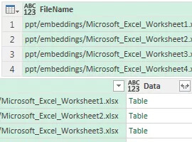 How to extract tables from Powerpoint using just Power Query