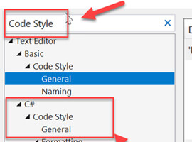 Applying consistent code styles with Visual Studio 2017