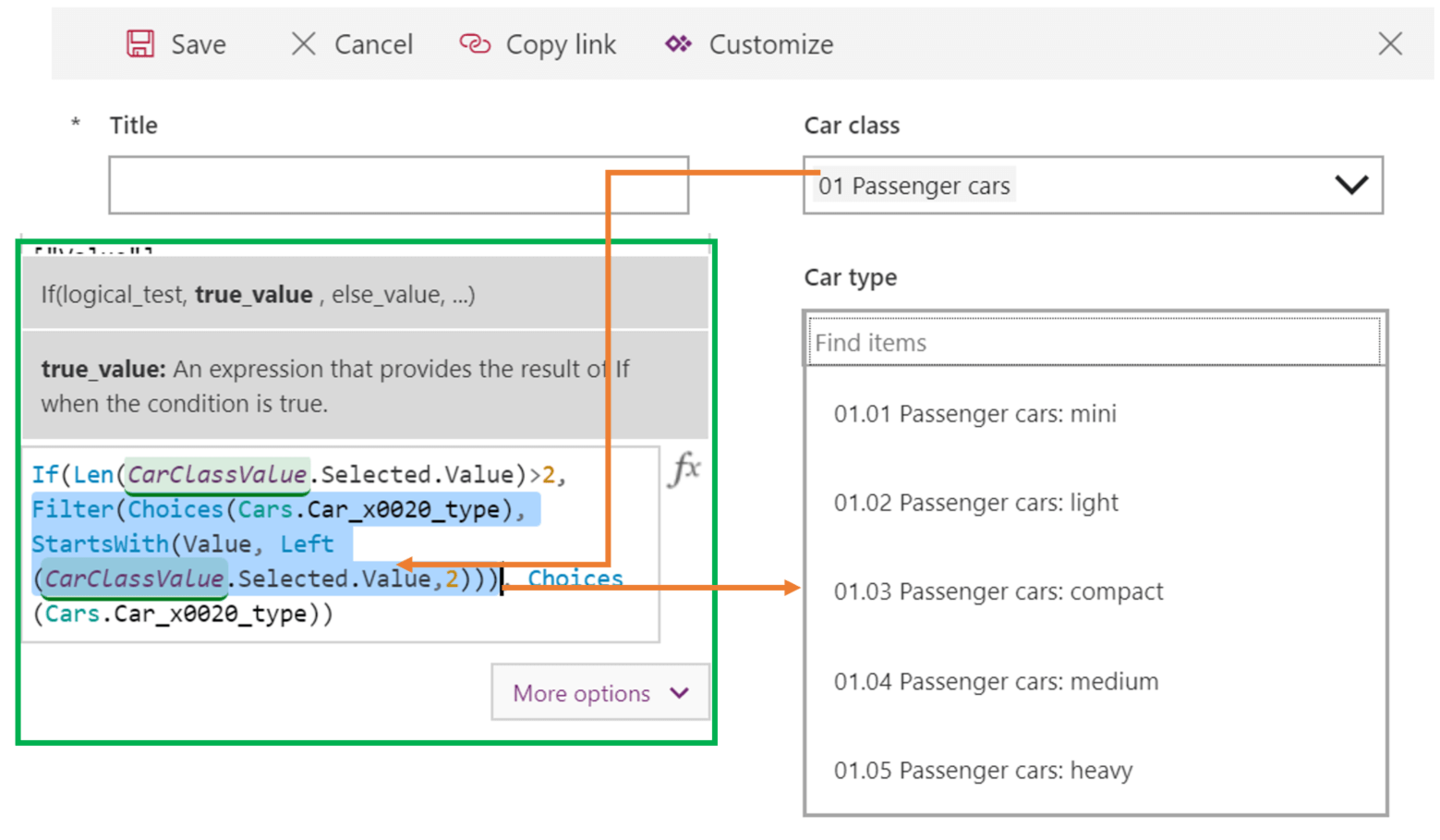 Filtering a lookup field based on the value of another lookup field