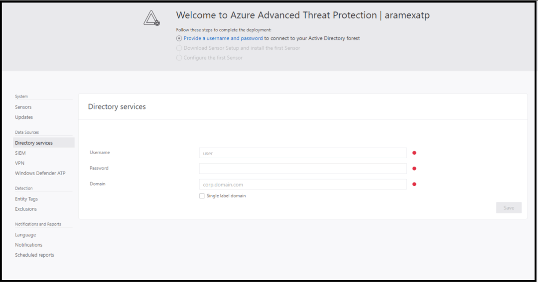Azure threat protection