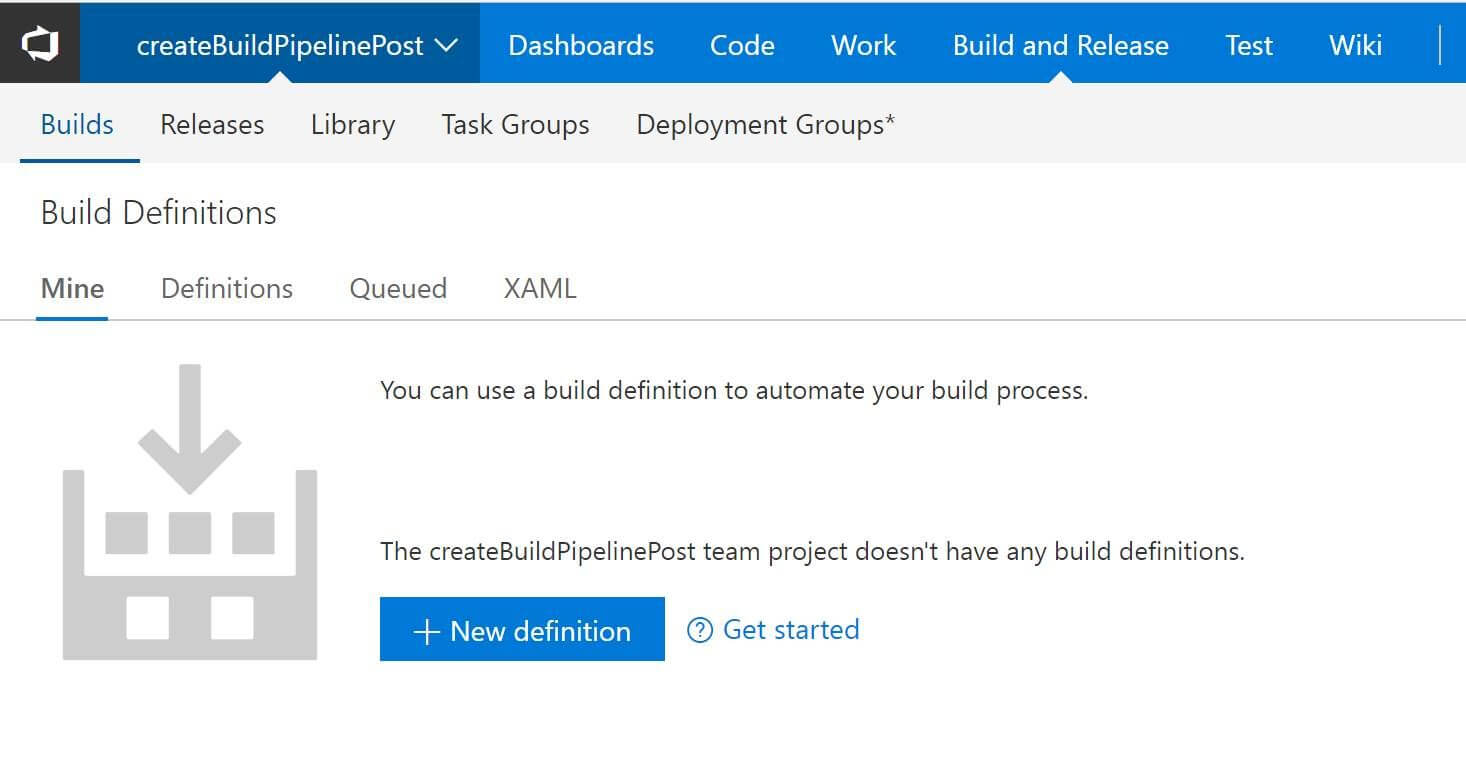 Build Definitions 