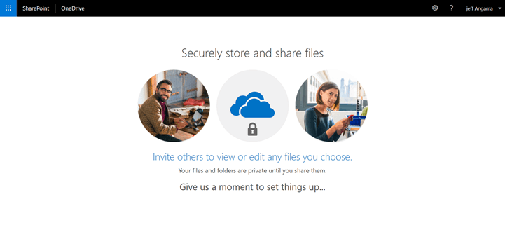Securely store and share files