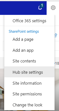SharePoint online Change Logo in Hub site
