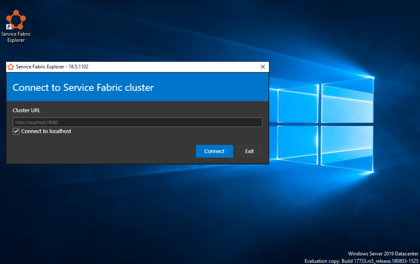 Connect to Service Fabric Cluster