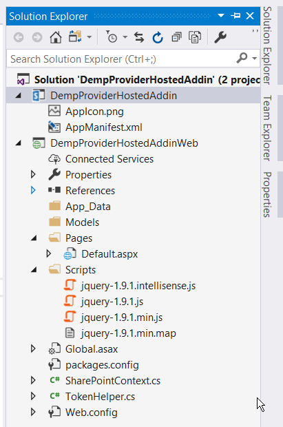 Solution Explorer