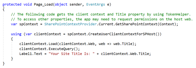 Provider Hosted App in SharePoint Online using Visual Studio 2017 ...