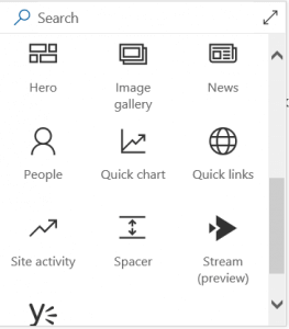Here are the new SPFx Web Parts # 2 in SharePoint 2019