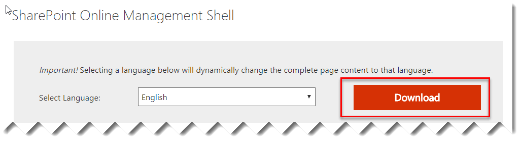 SharePoint Online Management Shell