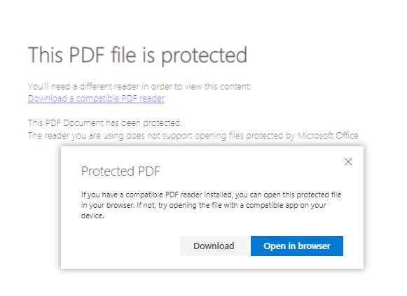 Protected PDF
