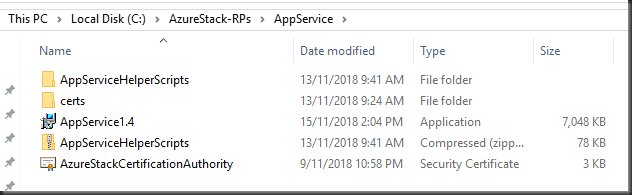 Save your certs in one folder