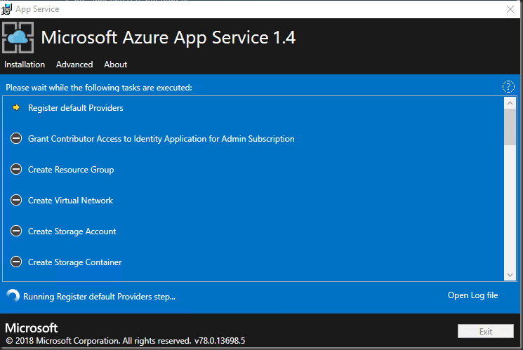 Microsoft Azure App Service 1.4