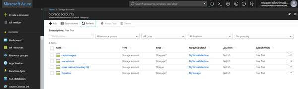 Storage is now linked with VM