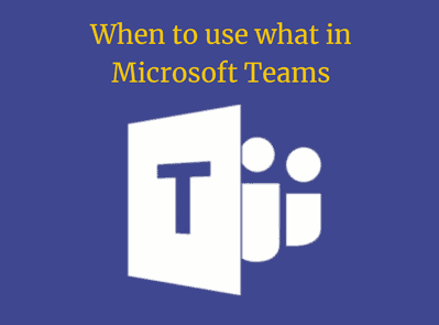 Using Microsoft Teams