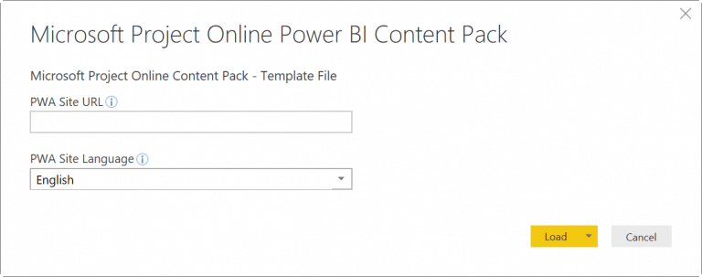 Microsoft Project Online Power BI Content Pack