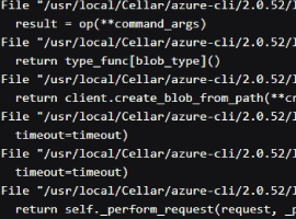 Errors using azcopy and azure-cli to copy files to Azure Storage Blobs
