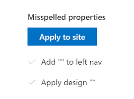 Pitfalls when provisioning with Site Designs