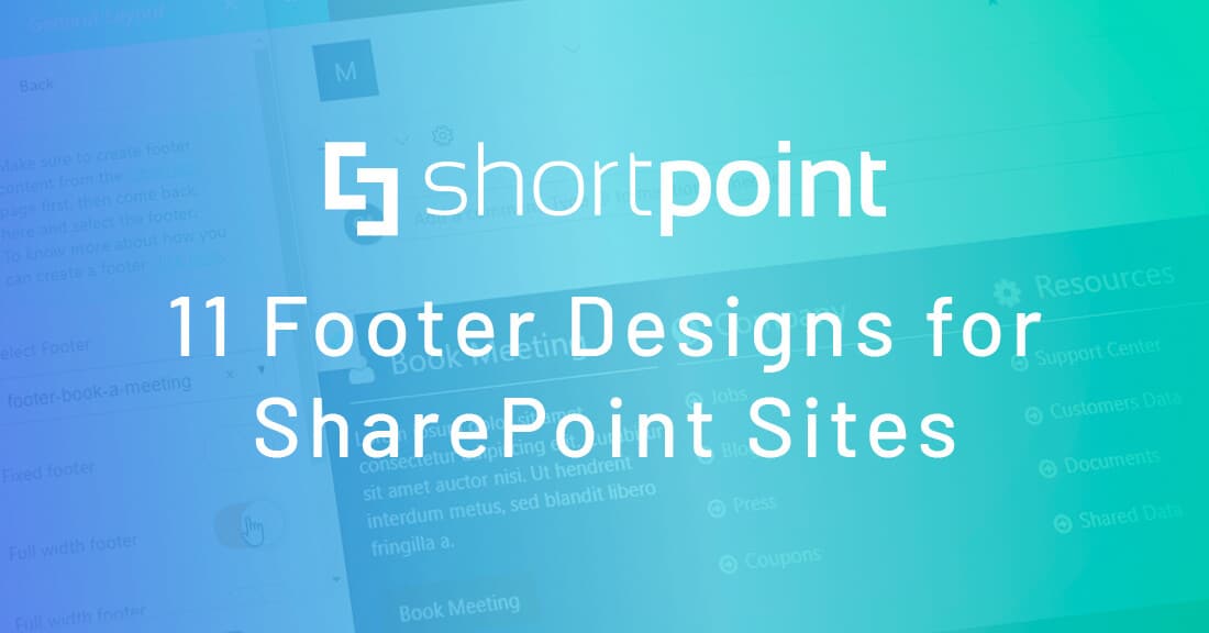 11 Footer Designs for SharePoint Modern Pages