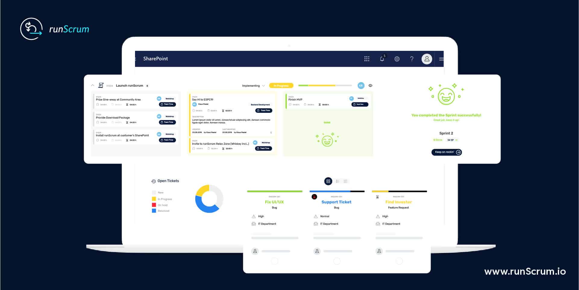 Agile Project Management with runSCRUM in MS SharePoint