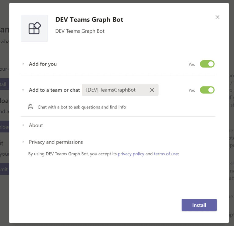 Step by Step: Configure Bot to Work in Teams and with Microsoft Graph ...