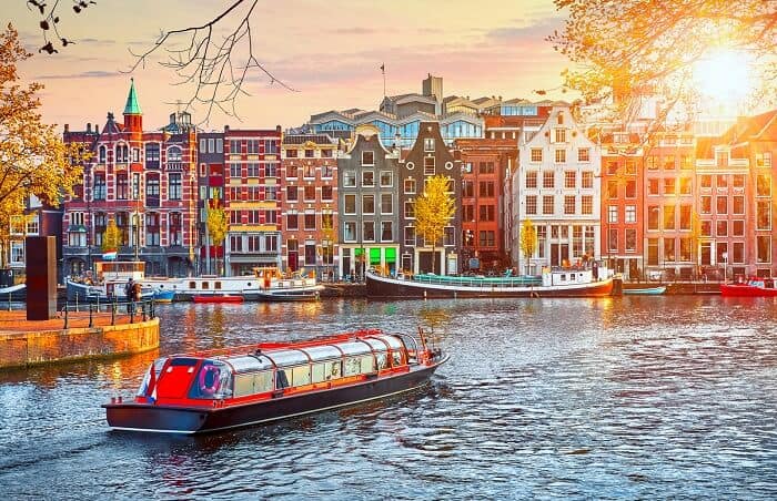 Amsterdam Canal scene