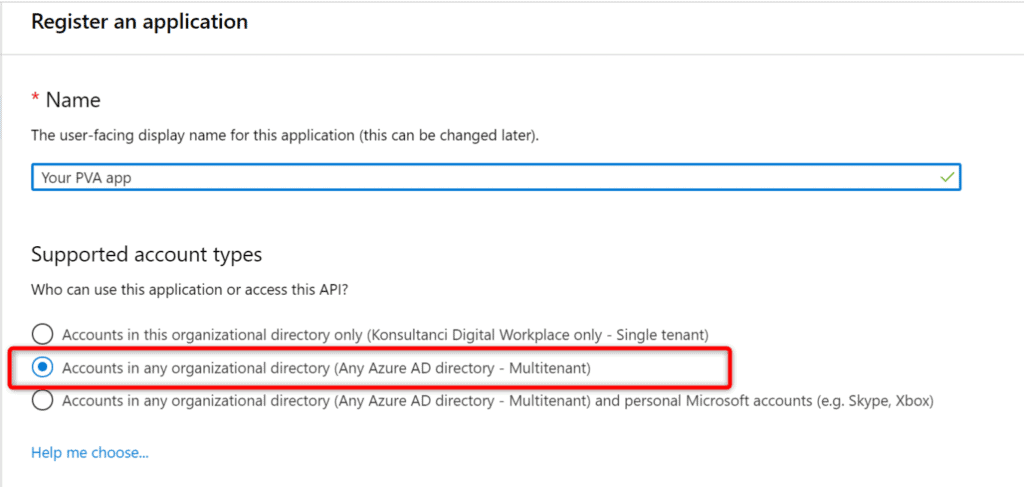 Authentication in Power Virtual Agent