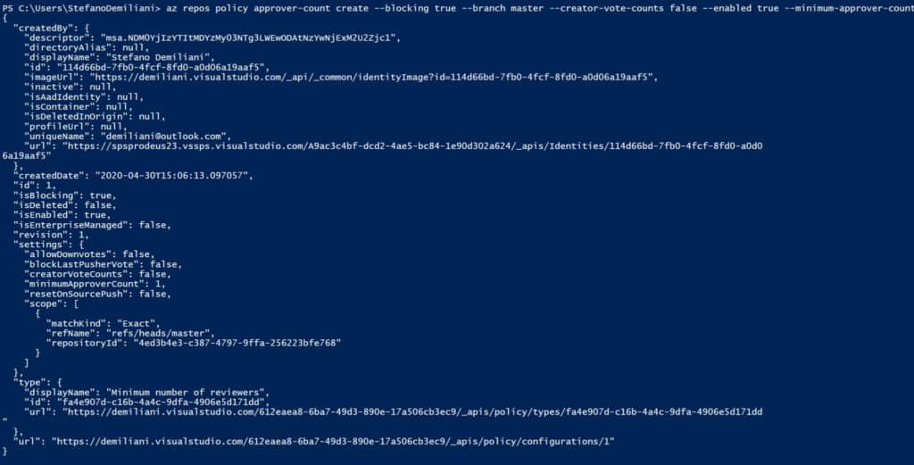 Azure Devops and cross-repo branch policies