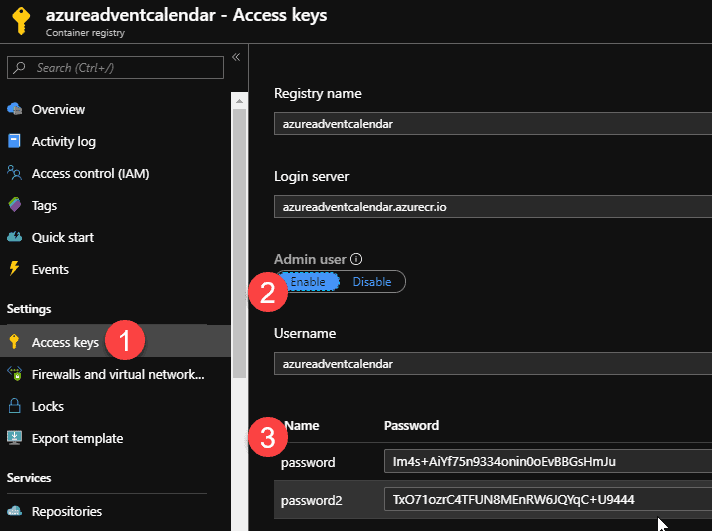Deploy Docker Container to Azure Container Registry