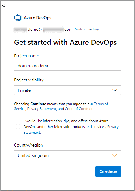 Getting started with git and azure devops