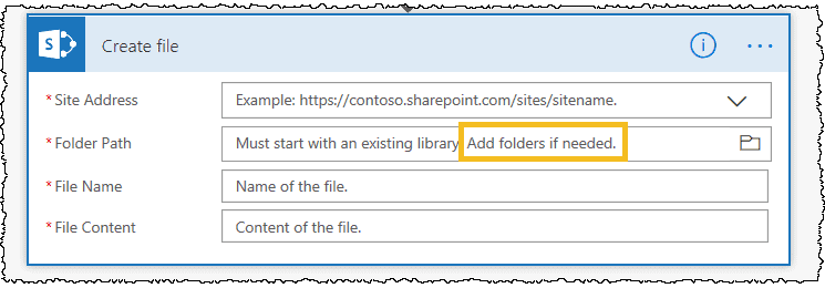 OneDrive and SharePoint using Microsoft Flow