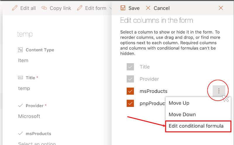 Configure Dynamic Fields on your SharePoint Forms