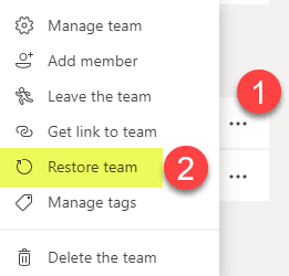 How to Archive MS Teams