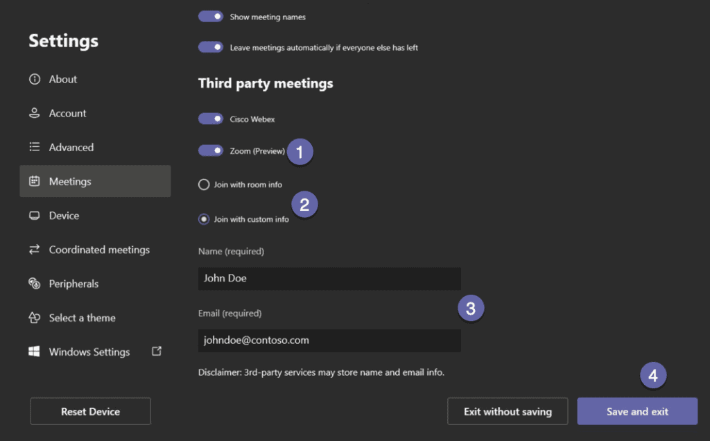 Microsoft Teams Room Guest Join Access for Zoom